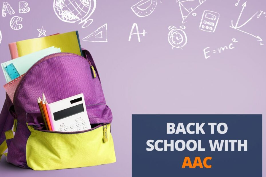 back to school with aac